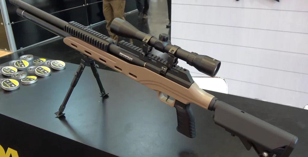 SNOWPEAK M50 SEMIAUTO PCP RIFLE, .22 CAL - FDE - NeonSales {{ shop.shopifyCountryName }}