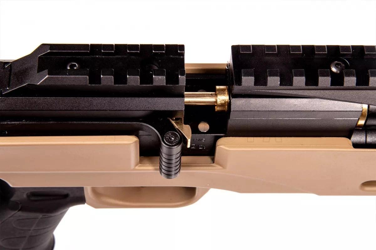 SNOWPEAK M50 SEMIAUTO PCP RIFLE, .22 CAL - FDE - NeonSales {{ shop.shopifyCountryName }}