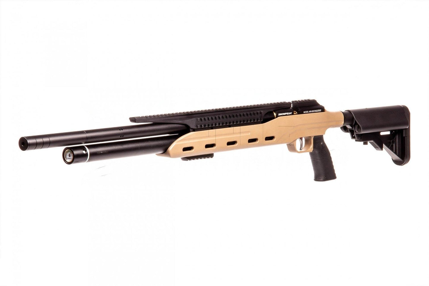 SNOWPEAK M50 SEMIAUTO PCP RIFLE, .22 CAL - FDE - NeonSales {{ shop.shopifyCountryName }}