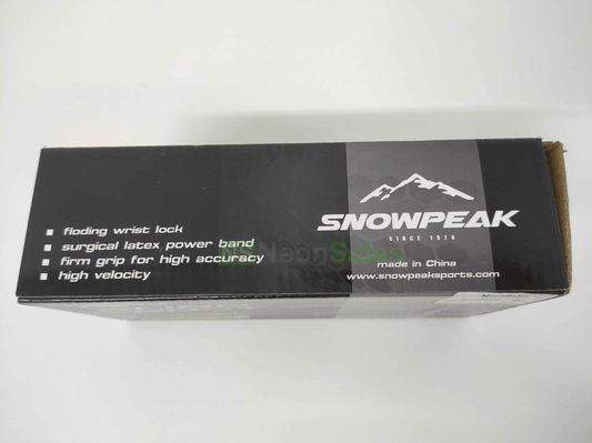 SNOWPEAK SLINGSHOT WITH WRISTGRIP - NeonSales {{ shop.shopifyCountryName }}