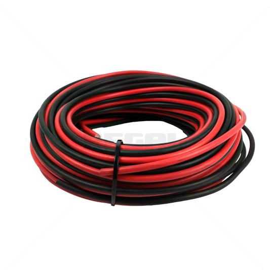 SOLAR CABLE 6MM (BLACK AND RED) ROLL 20M