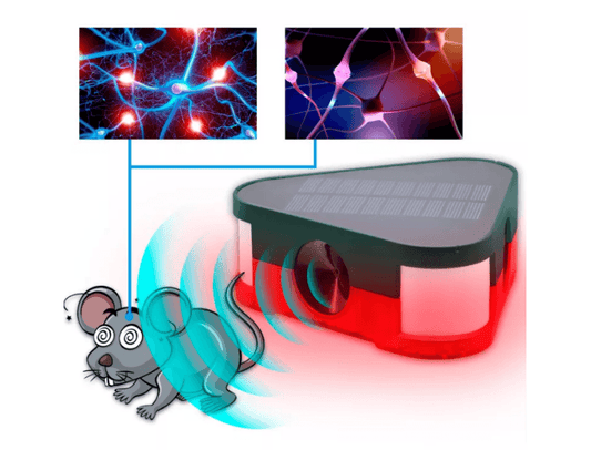 SOLAR-POWERED ULTRASONIC VERMIN REPELLER W/ PIR - NeonSales {{ shop.shopifyCountryName }}