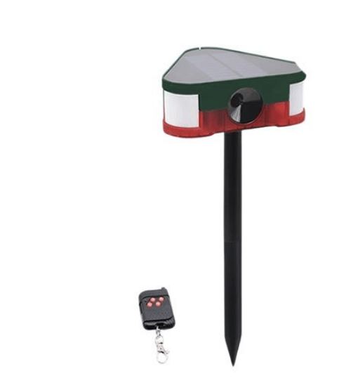 SOLAR-POWERED ULTRASONIC VERMIN REPELLER W/ PIR - NeonSales {{ shop.shopifyCountryName }}
