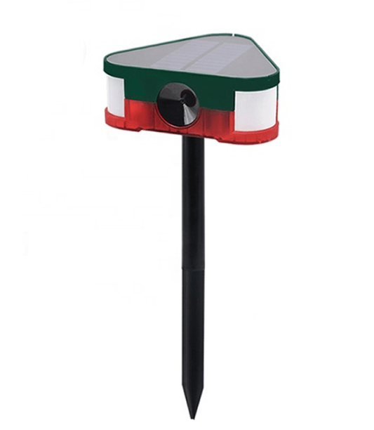 SOLAR-POWERED ULTRASONIC VERMIN REPELLER W/ PIR - NeonSales {{ shop.shopifyCountryName }}