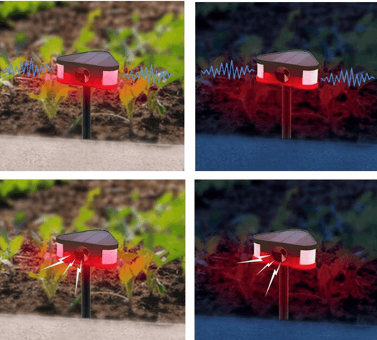 SOLAR-POWERED ULTRASONIC VERMIN REPELLER W/ PIR - NeonSales {{ shop.shopifyCountryName }}