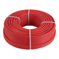 Red 6mm² solar cable 100m roll