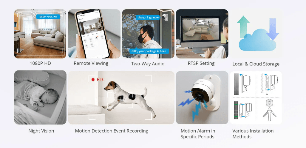 SONOFF S-CAM SMART SECURITY CAMERA WIFI - NeonSales {{ shop.shopifyCountryName }}