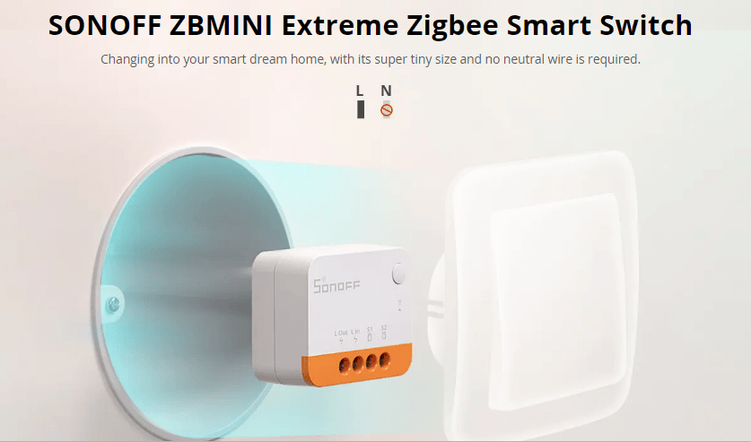SONOFF ZIGBEE MINI L2 SMART SWITCH ZBMINI-L2 - NeonSales {{ shop.shopifyCountryName }}