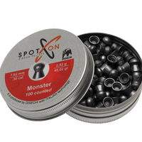 SPOT ON PELLETS MONSTER 7.62MM (45.02 GR) - 100's - NeonSales {{ shop.shopifyCountryName }}