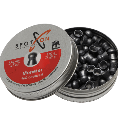 SPOT ON PELLETS MONSTER 7.62MM (45.02 GR) - 100's - NeonSales {{ shop.shopifyCountryName }}