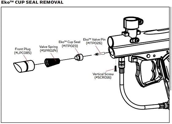 SPYDER EKO-VALVE® PIN W/ CUP SEAL - NeonSales South Africa