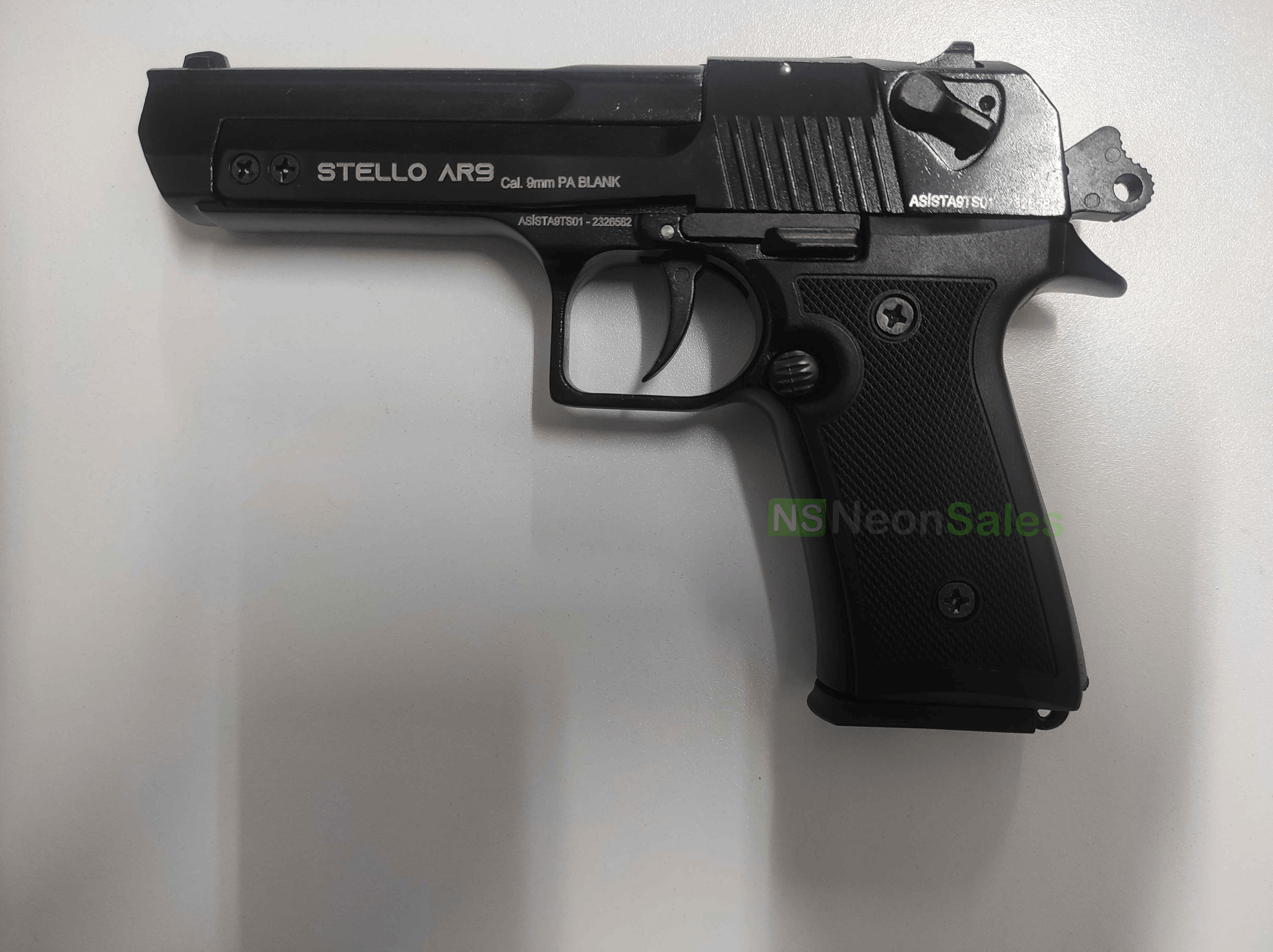 STELLO AR-9 BABY EAGLE BLANK GUN - BLACK - NeonSales South Africa