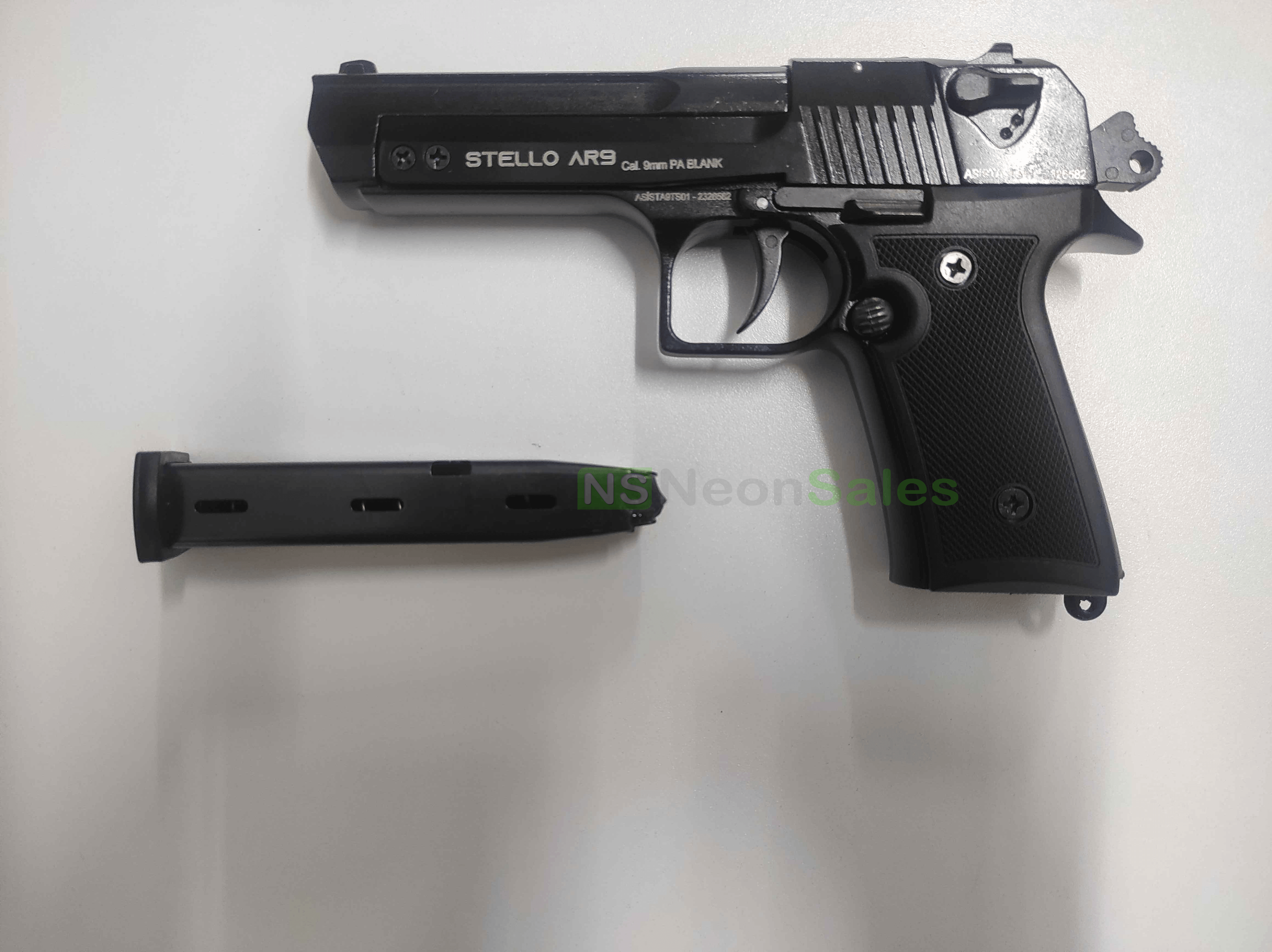 STELLO AR-9 BABY EAGLE BLANK GUN - BLACK - NeonSales South Africa