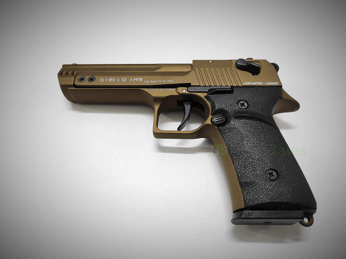 STELLO AR-9 BABY EAGLE BLANK GUN - BRONZE - NeonSales {{ shop.shopifyCountryName }}