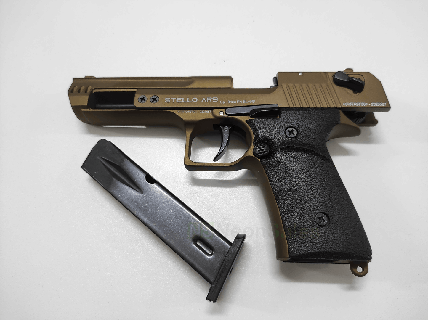 STELLO AR-9 BABY EAGLE BLANK GUN - BRONZE - NeonSales {{ shop.shopifyCountryName }}