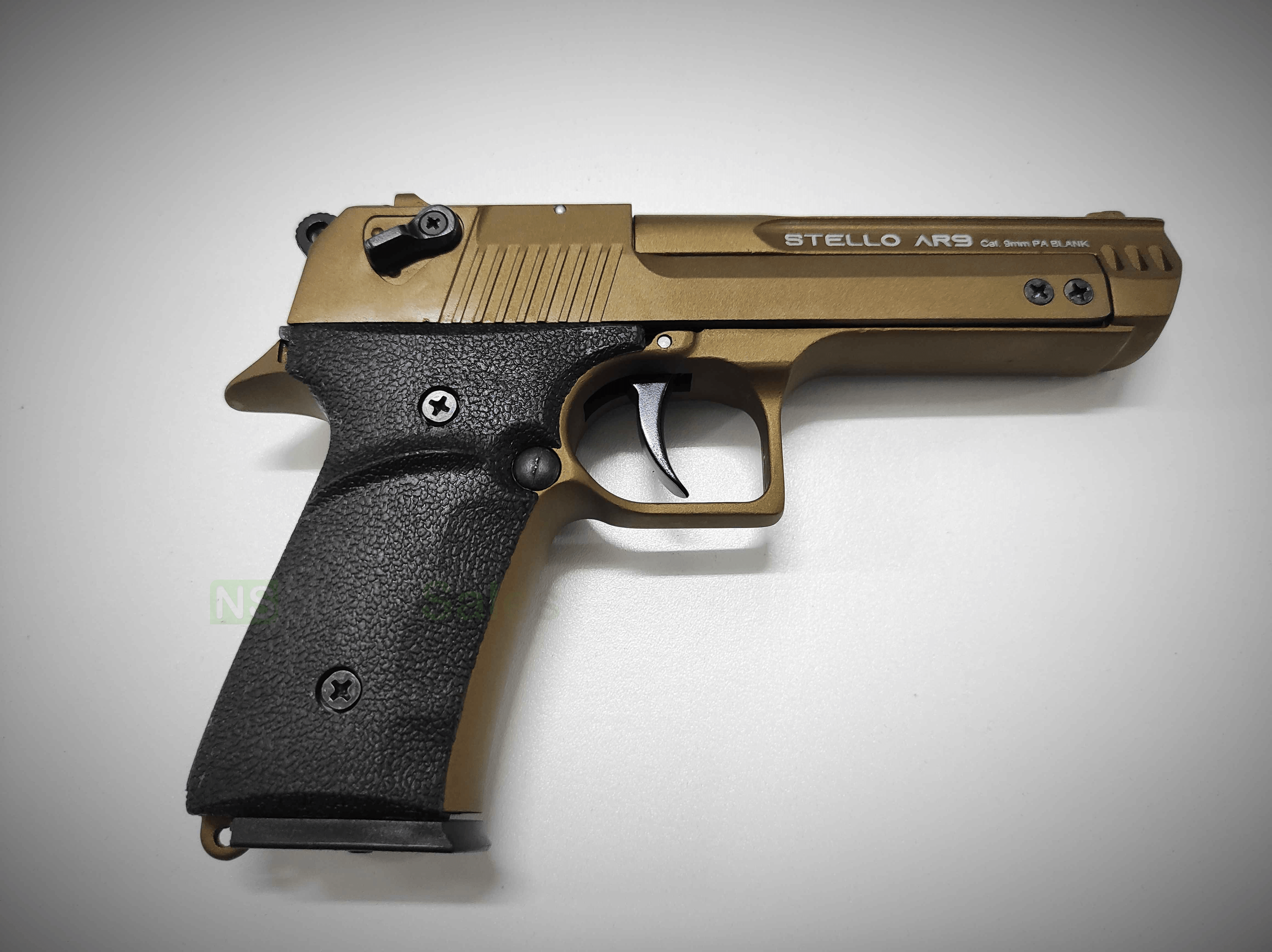 STELLO AR-9 BABY EAGLE BLANK GUN - BRONZE - NeonSales {{ shop.shopifyCountryName }}