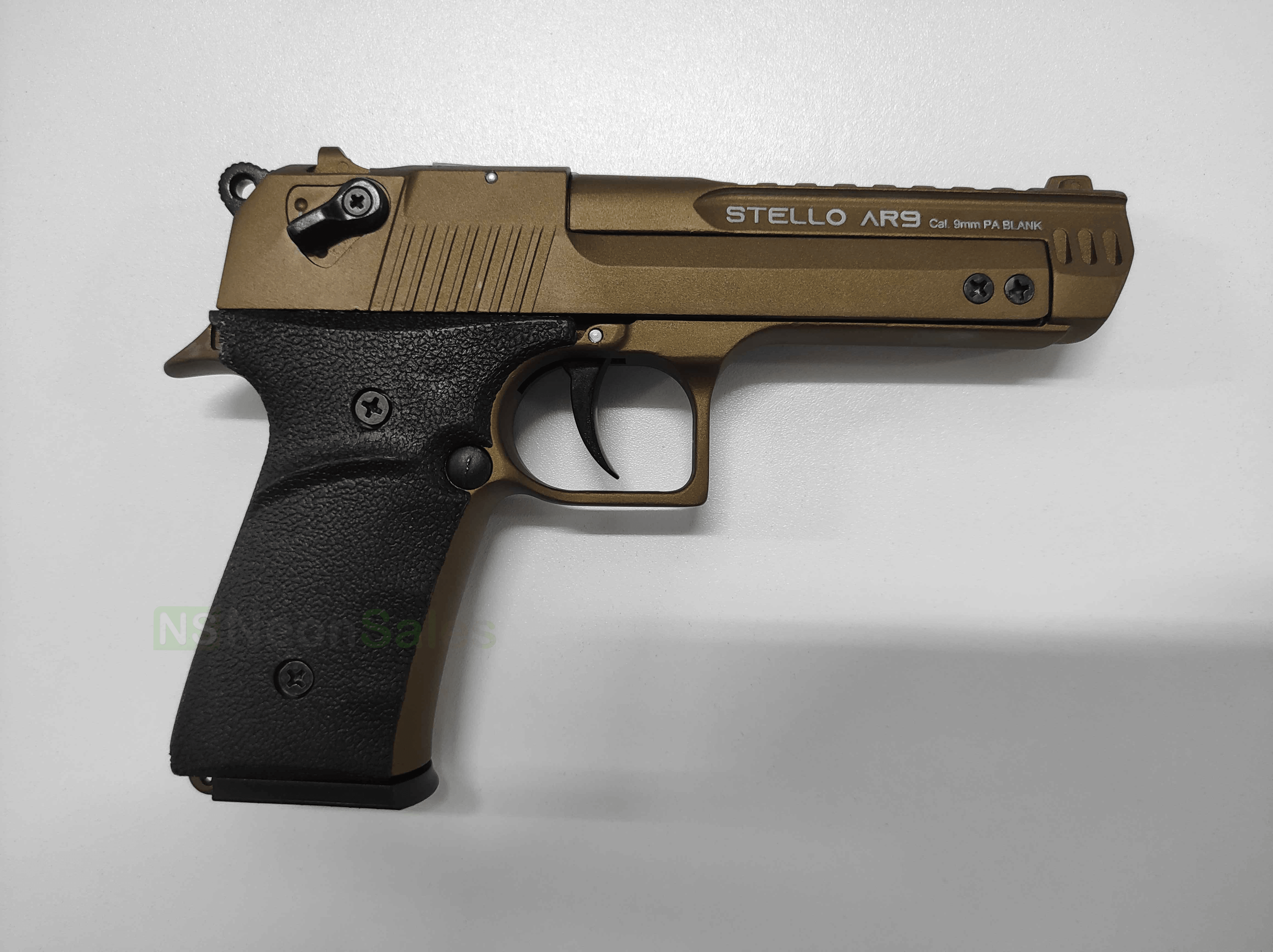 STELLO AR-9 BABY EAGLE BLANK GUN - BRONZE - NeonSales {{ shop.shopifyCountryName }}
