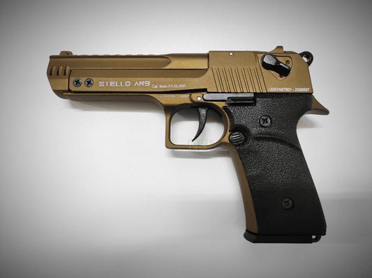 STELLO AR-9 BABY EAGLE BLANK GUN - BRONZE - NeonSales {{ shop.shopifyCountryName }}