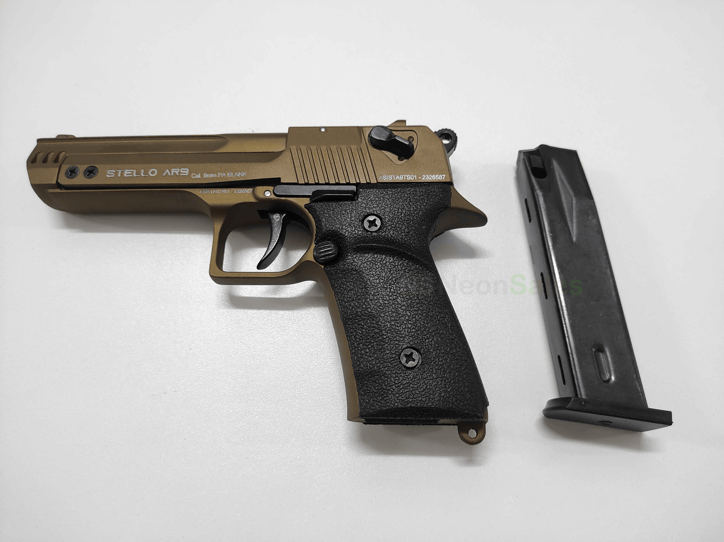 STELLO AR-9 BABY EAGLE BLANK GUN - BRONZE - NeonSales {{ shop.shopifyCountryName }}