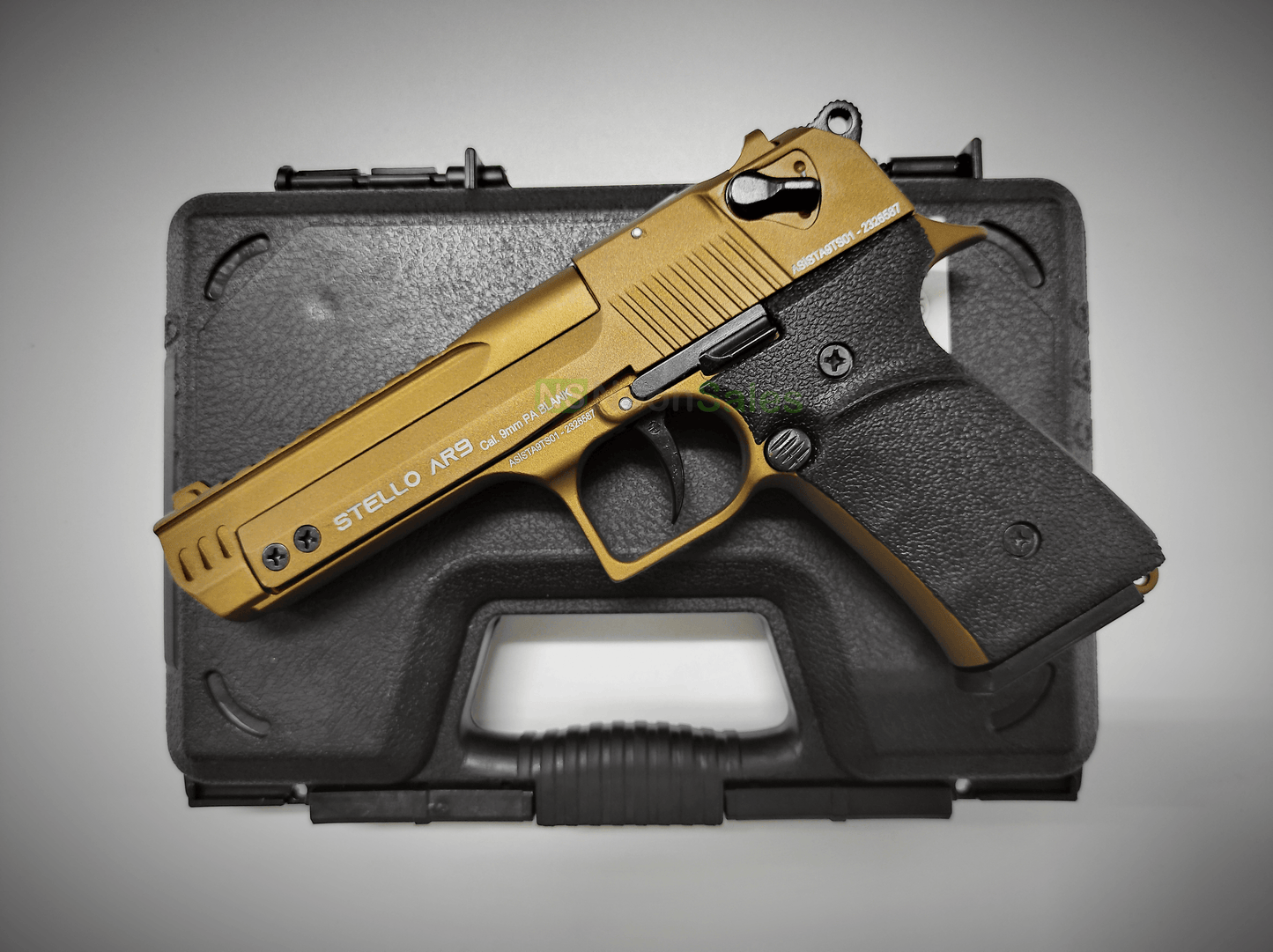 STELLO AR-9 BABY EAGLE BLANK GUN - BRONZE - NeonSales {{ shop.shopifyCountryName }}