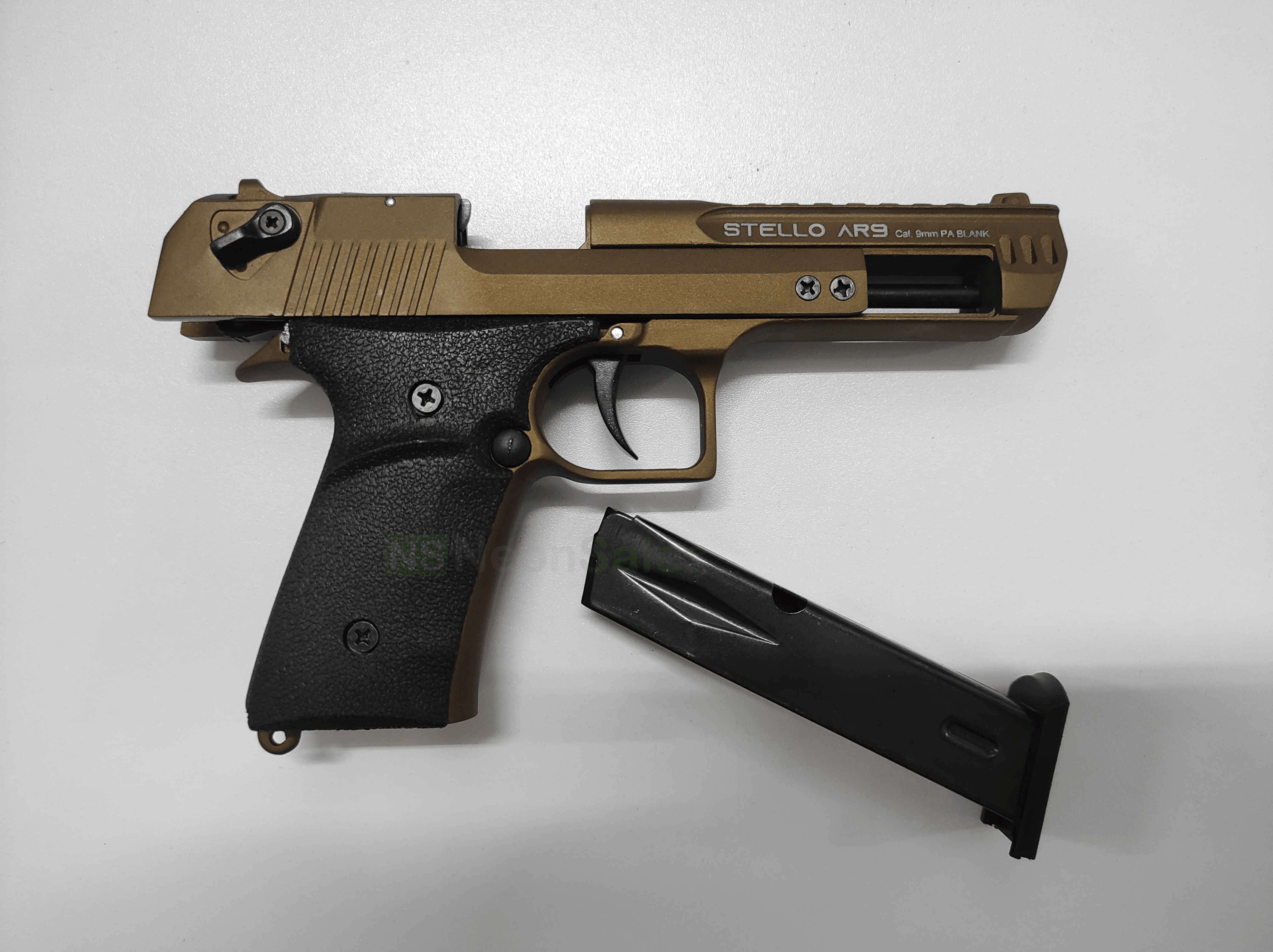 STELLO AR-9 BABY EAGLE BLANK GUN - BRONZE - NeonSales South Africa