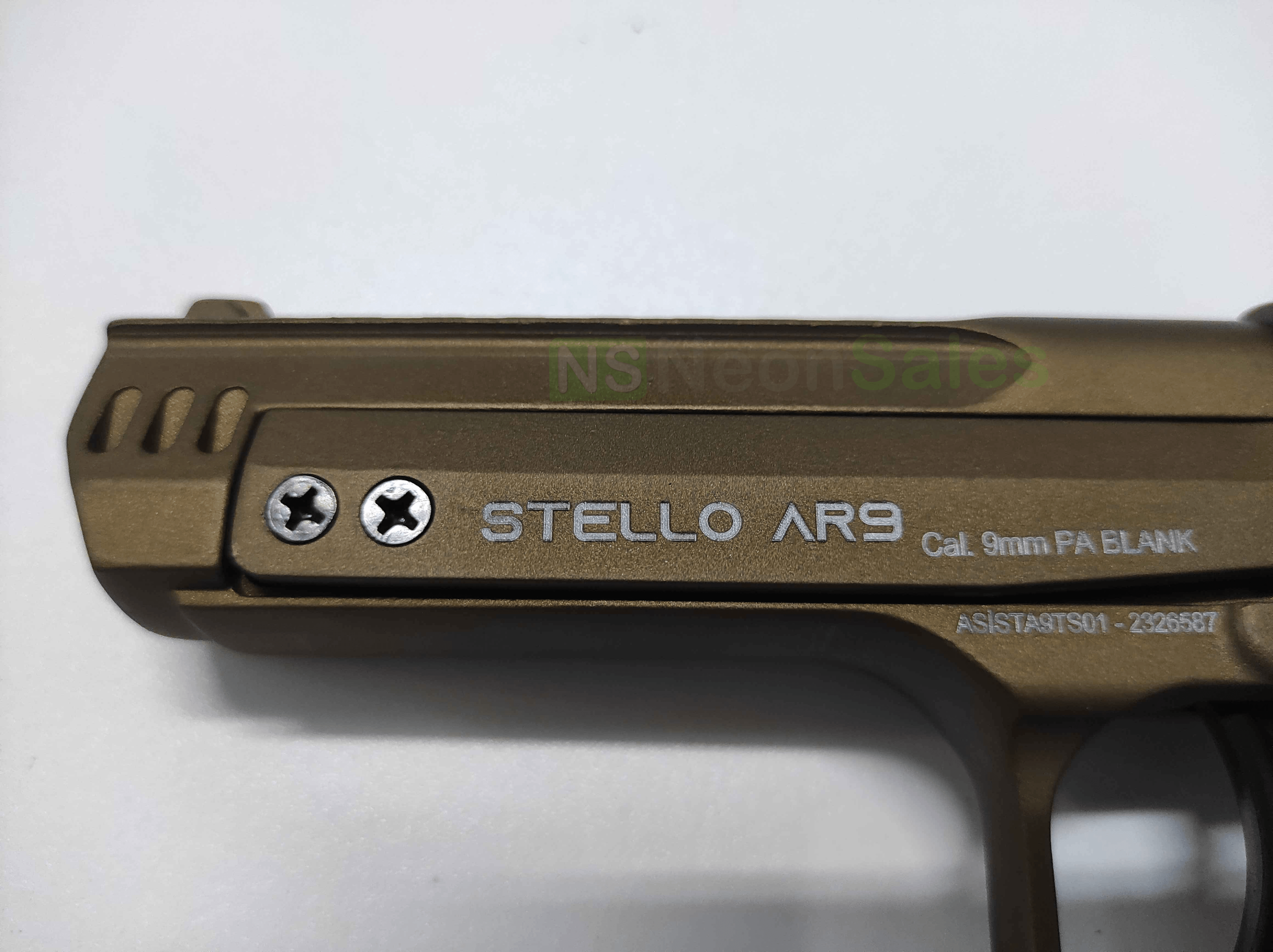 STELLO AR-9 BABY EAGLE BLANK GUN - BRONZE - NeonSales South Africa