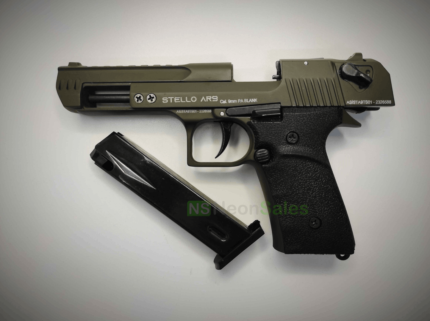 STELLO AR-9 BABY EAGLE BLANK GUN - OD - NeonSales {{ shop.shopifyCountryName }}