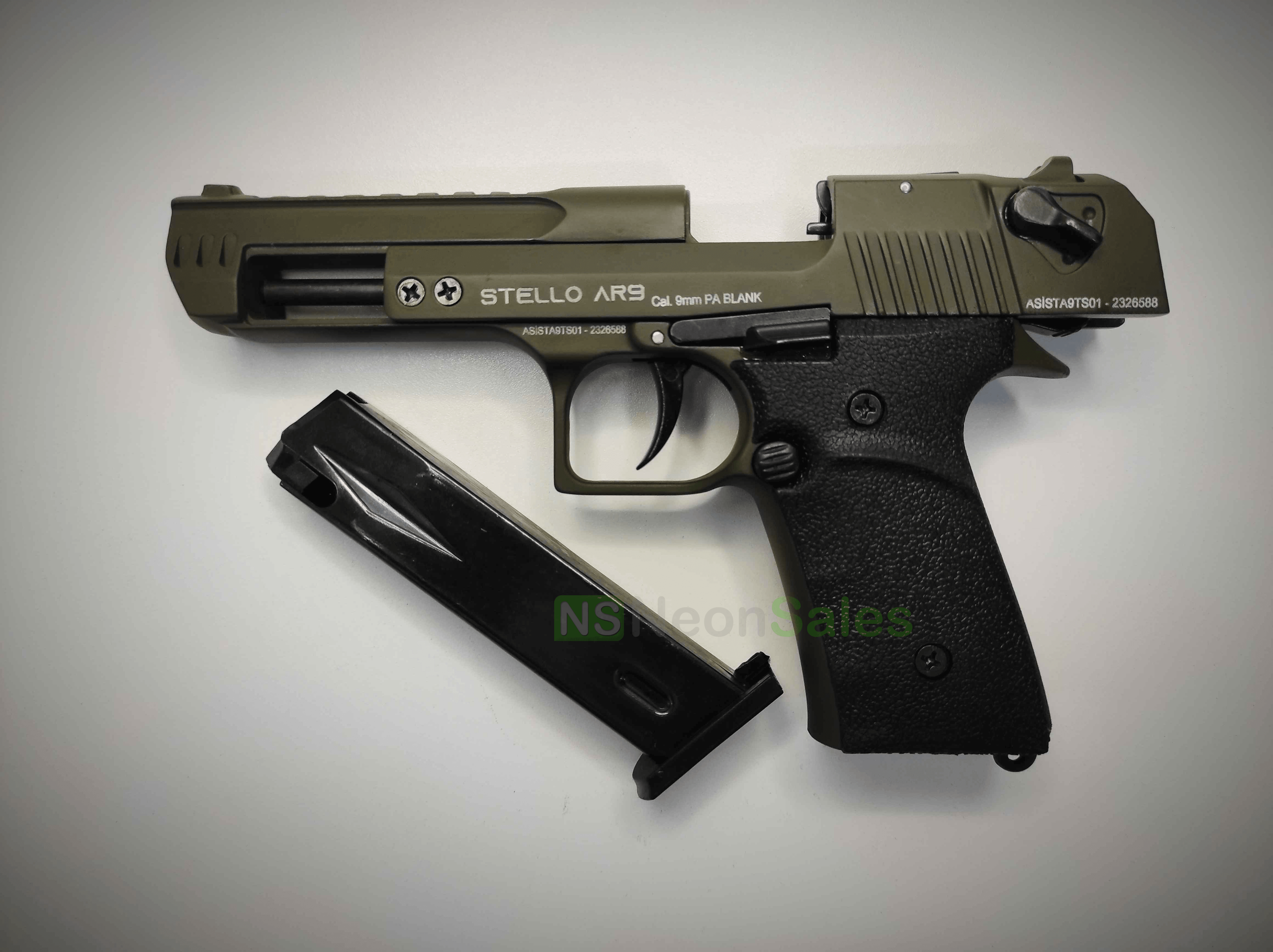 STELLO AR-9 BABY EAGLE BLANK GUN - OD - NeonSales South Africa