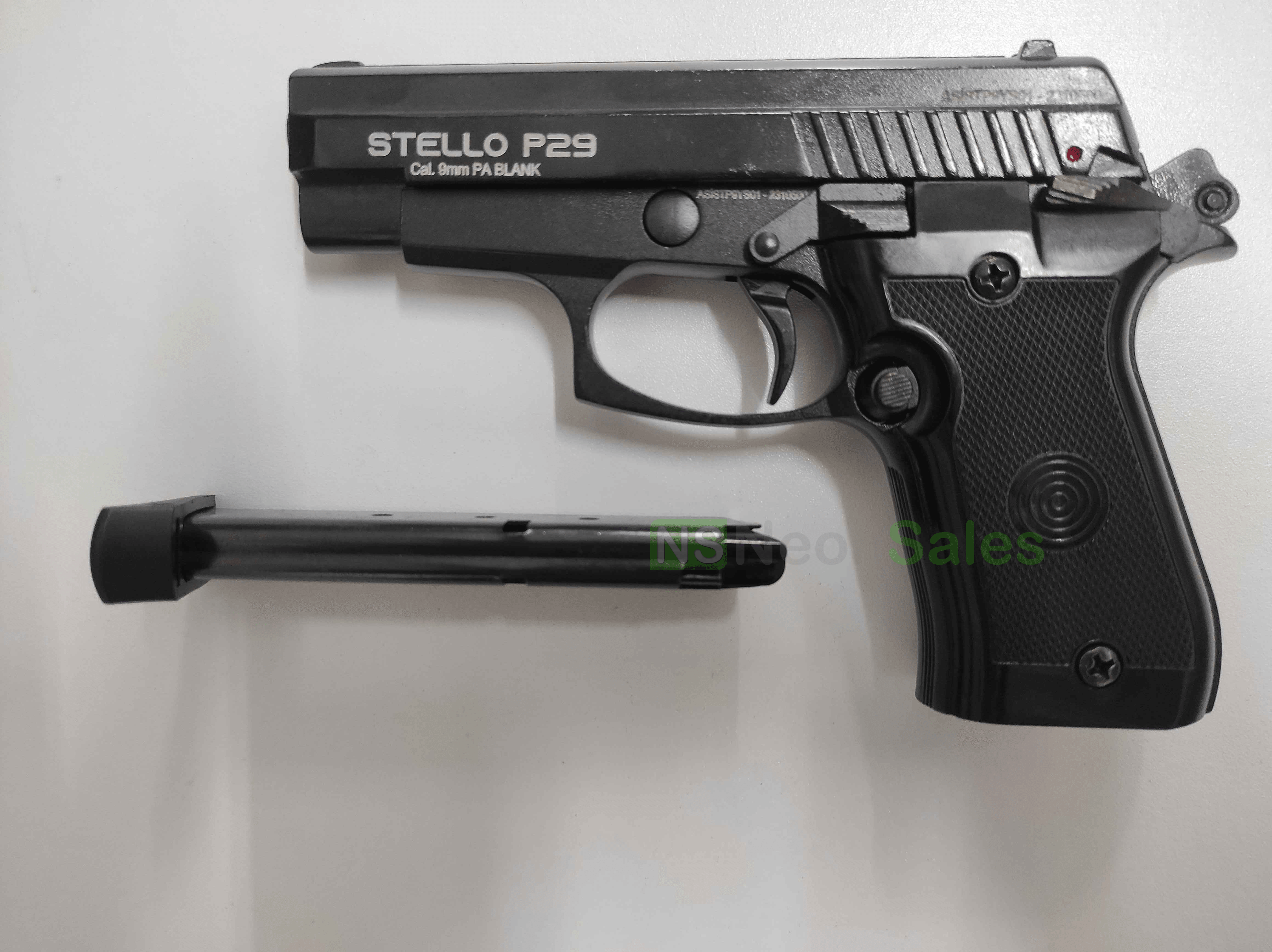 STELLO P29 BLANK GUN +10 BLANKS +HOLSTER + TEARGAS - NeonSales {{ shop.shopifyCountryName }}