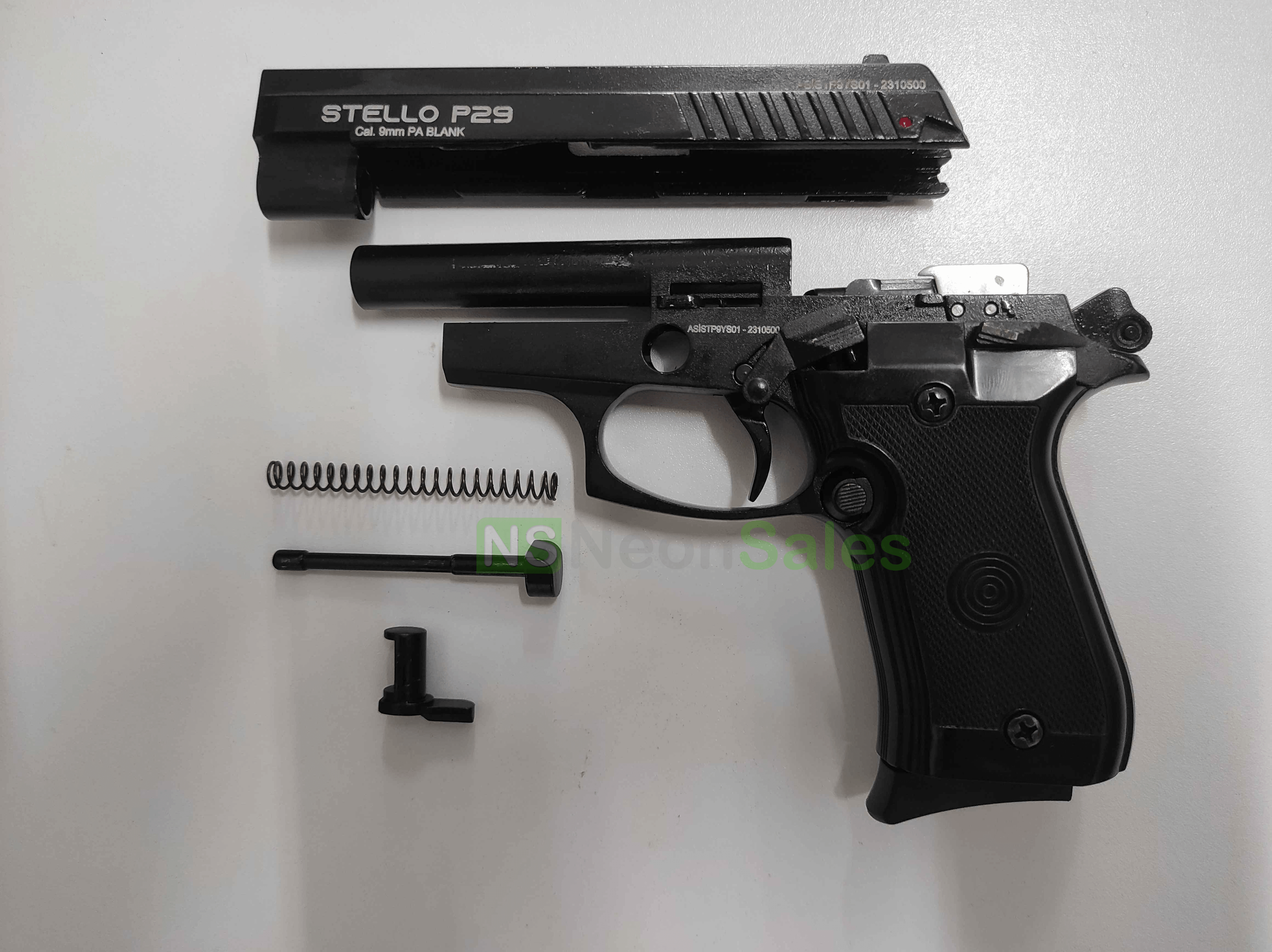 STELLO P29 BLANK GUN - BLACK - NeonSales South Africa