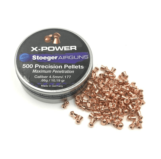 STOEGER X POWER 4.5MM PELLETS - 500'S - NeonSales {{ shop.shopifyCountryName }}