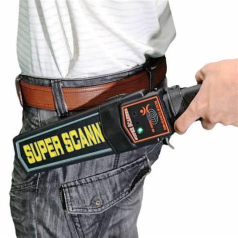 SUPER SCANNER HAND-HELD METAL DETECTOR - NeonSales South Africa