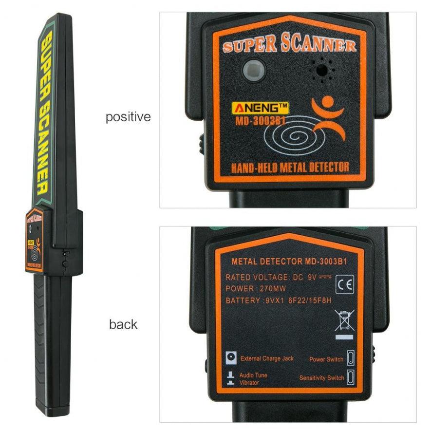 SUPER SCANNER HAND-HELD METAL DETECTOR - NeonSales South Africa