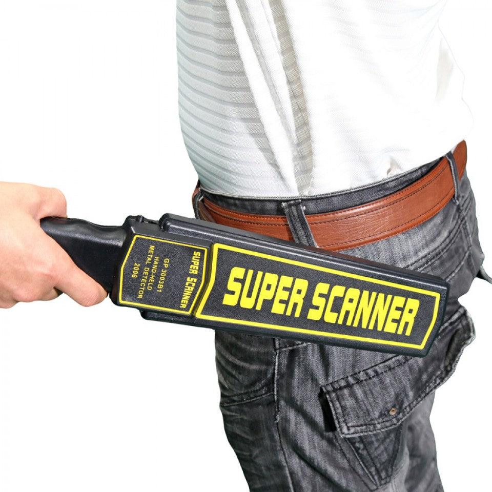 SUPER SCANNER HAND-HELD METAL DETECTOR - NeonSales South Africa