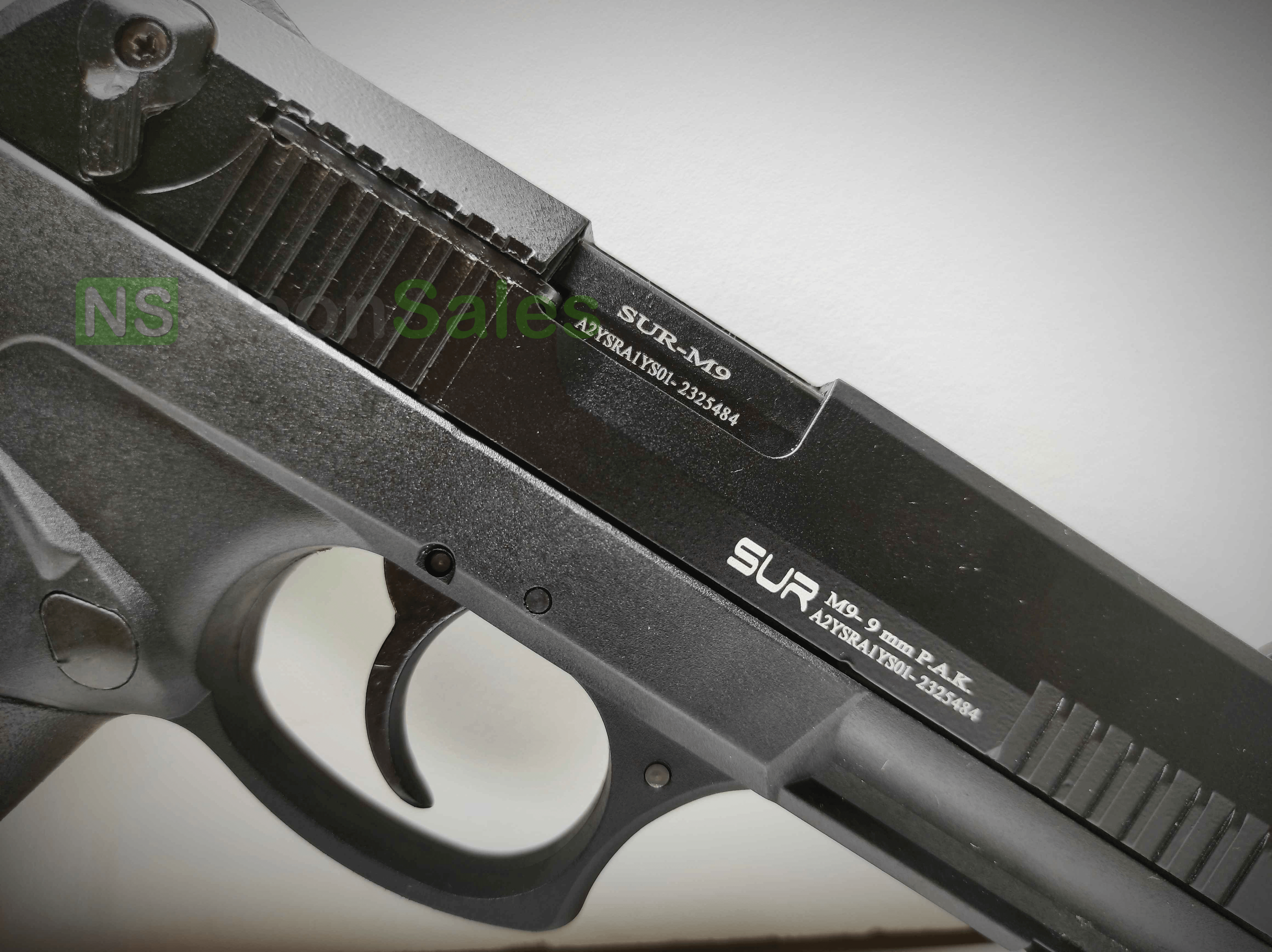 SUR ARMS M9 BLANK GUN - BLACK - NeonSales South Africa