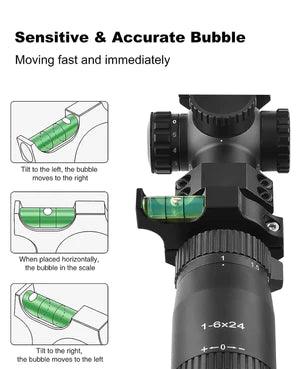 T-EAGLE 1" SCOPED RIFLE BUBBLE LEVEL COMBO - NeonSales {{ shop.shopifyCountryName }}
