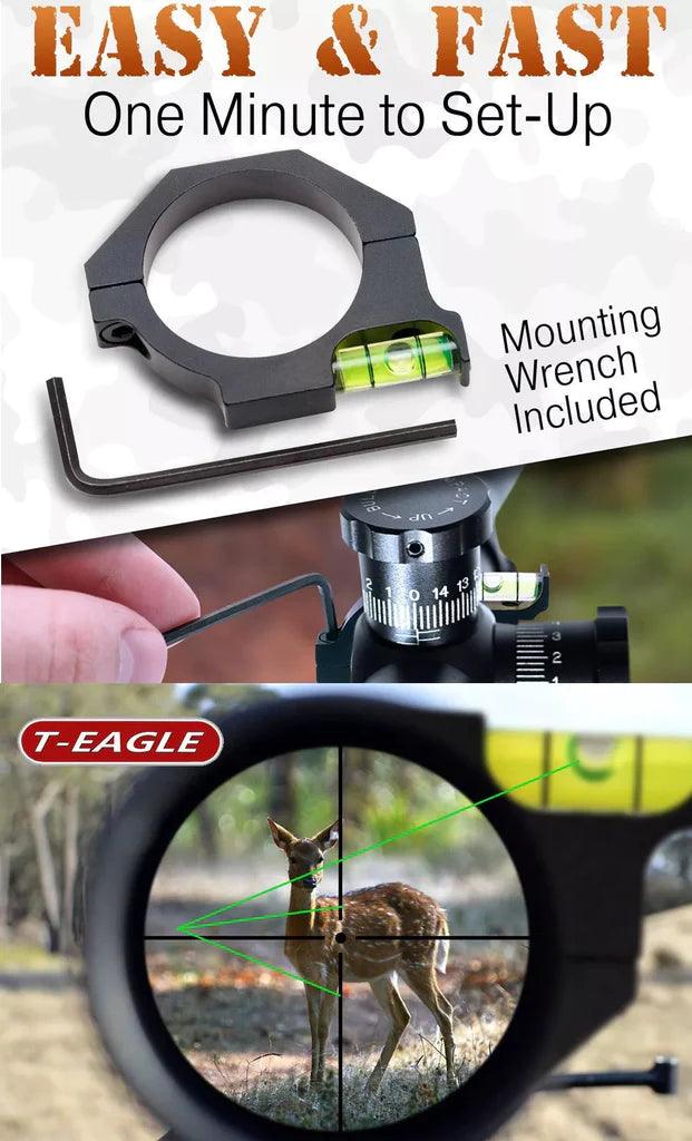 T-EAGLE 1" SCOPED RIFLE BUBBLE LEVEL COMBO - NeonSales {{ shop.shopifyCountryName }}