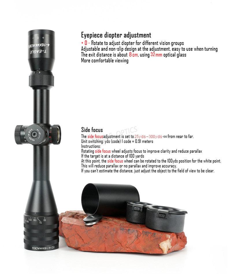 T-EAGLE 4-16x44 AOE-IR HUNTING SCOPE - NeonSales South Africa