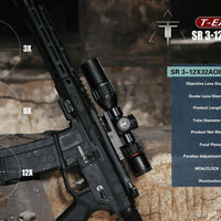 T-EAGLE COMPACT 3-12X32 AO IR FFP SCOPE - NeonSales {{ shop.shopifyCountryName }}