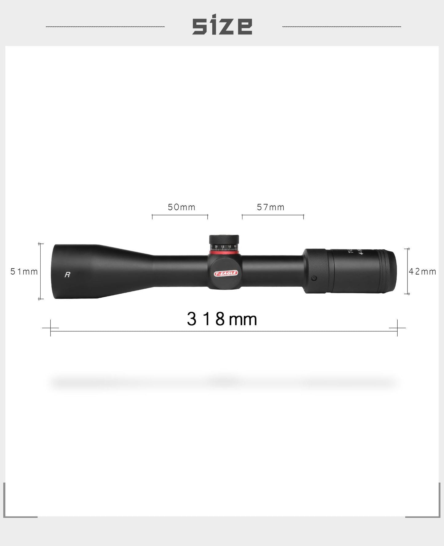 T-EAGLE R-SERIES 4-16X44 SF RIFLE SCOPE - NeonSales {{ shop.shopifyCountryName }}