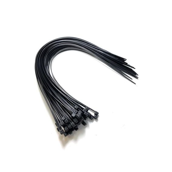 T18R black cable ties - product view