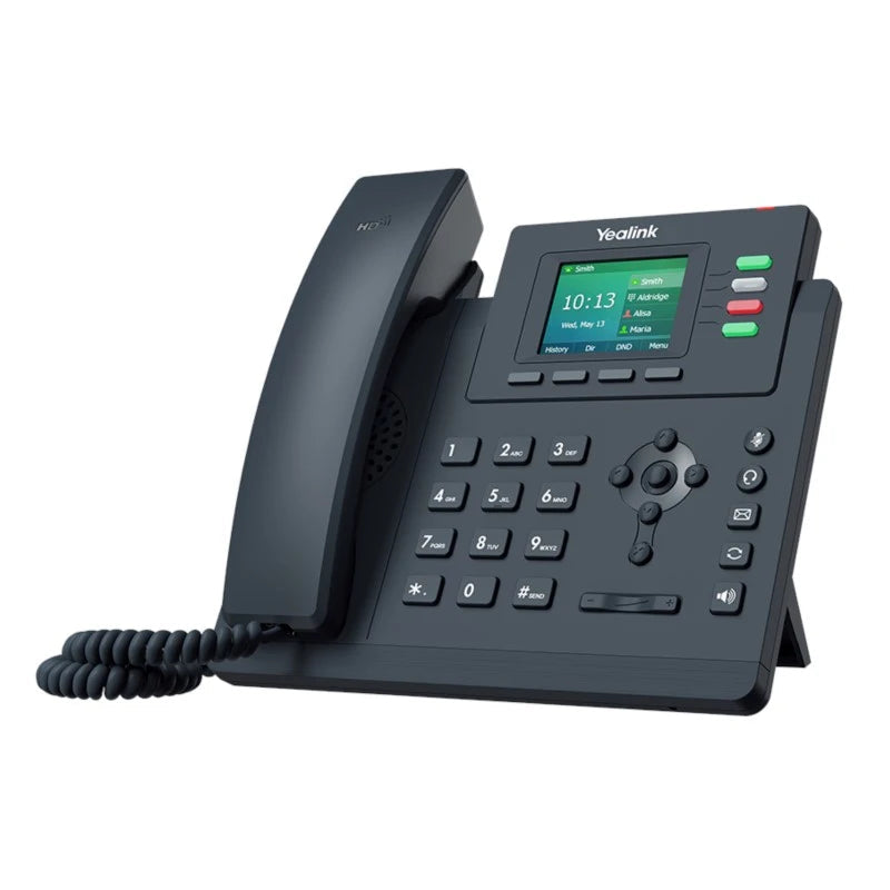 Yealink SIP-T33G Gigabit IP phone - desk stand view