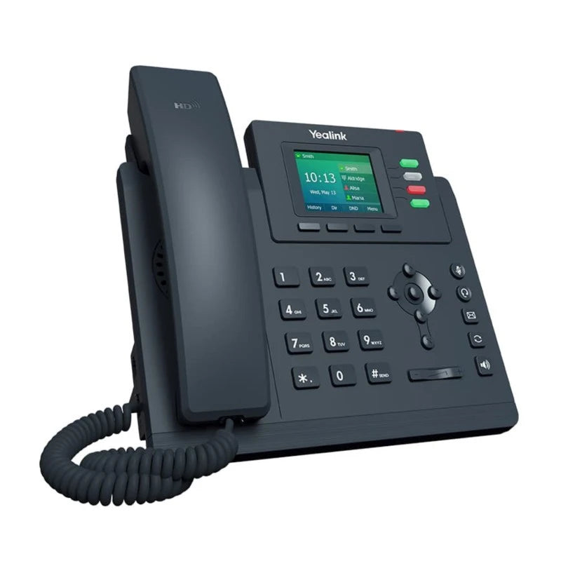 Yealink SIP-T33G Gigabit IP phone - angled handset view