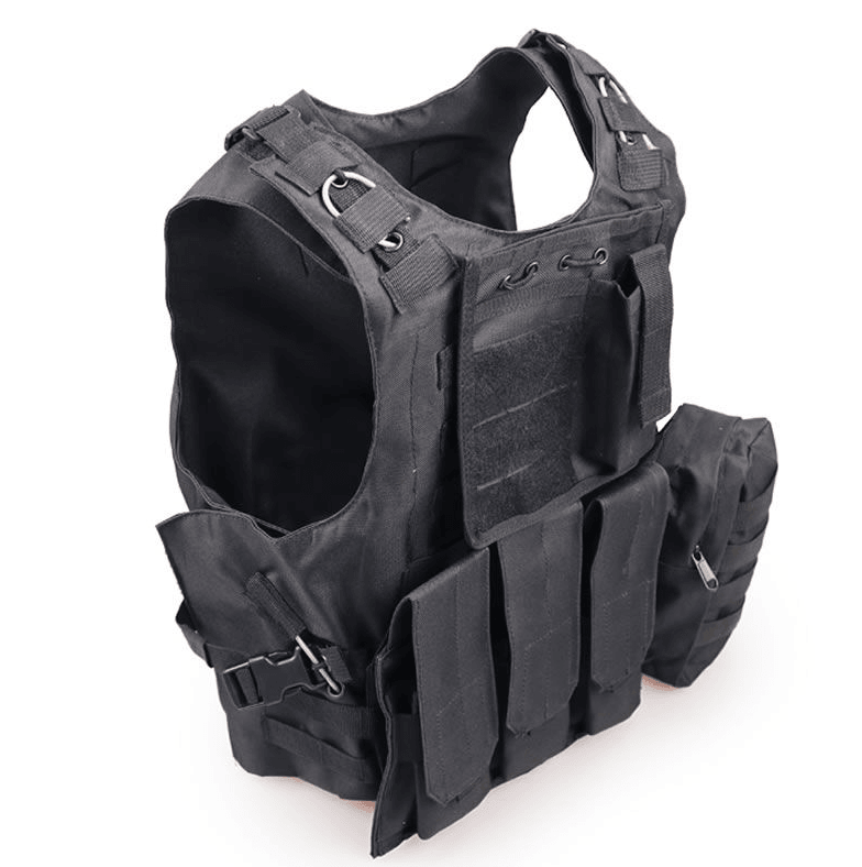 JY-2 TACTICAL VEST-MOLLE BLACK NYLON - NeonSales {{ shop.shopifyCountryName }}