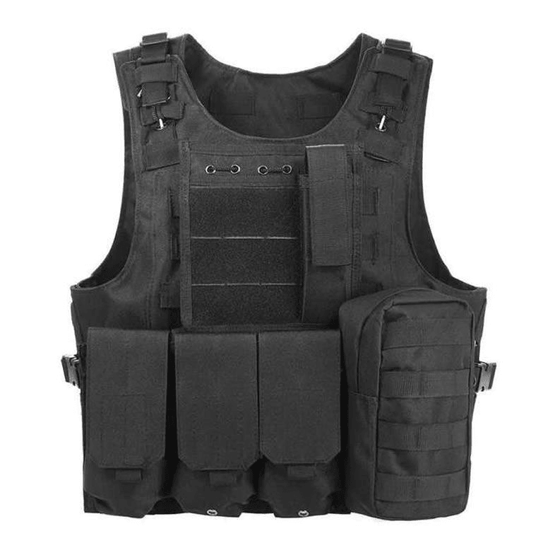 JY-2 TACTICAL VEST-MOLLE BLACK NYLON - NeonSales {{ shop.shopifyCountryName }}