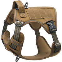 TactiPet JG-149 tactical dog vest large brown alternate detail view