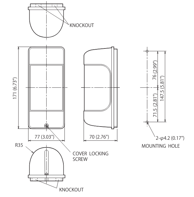TAKEX 90 DEG OUTDOOR PIR - NeonSales {{ shop.shopifyCountryName }}