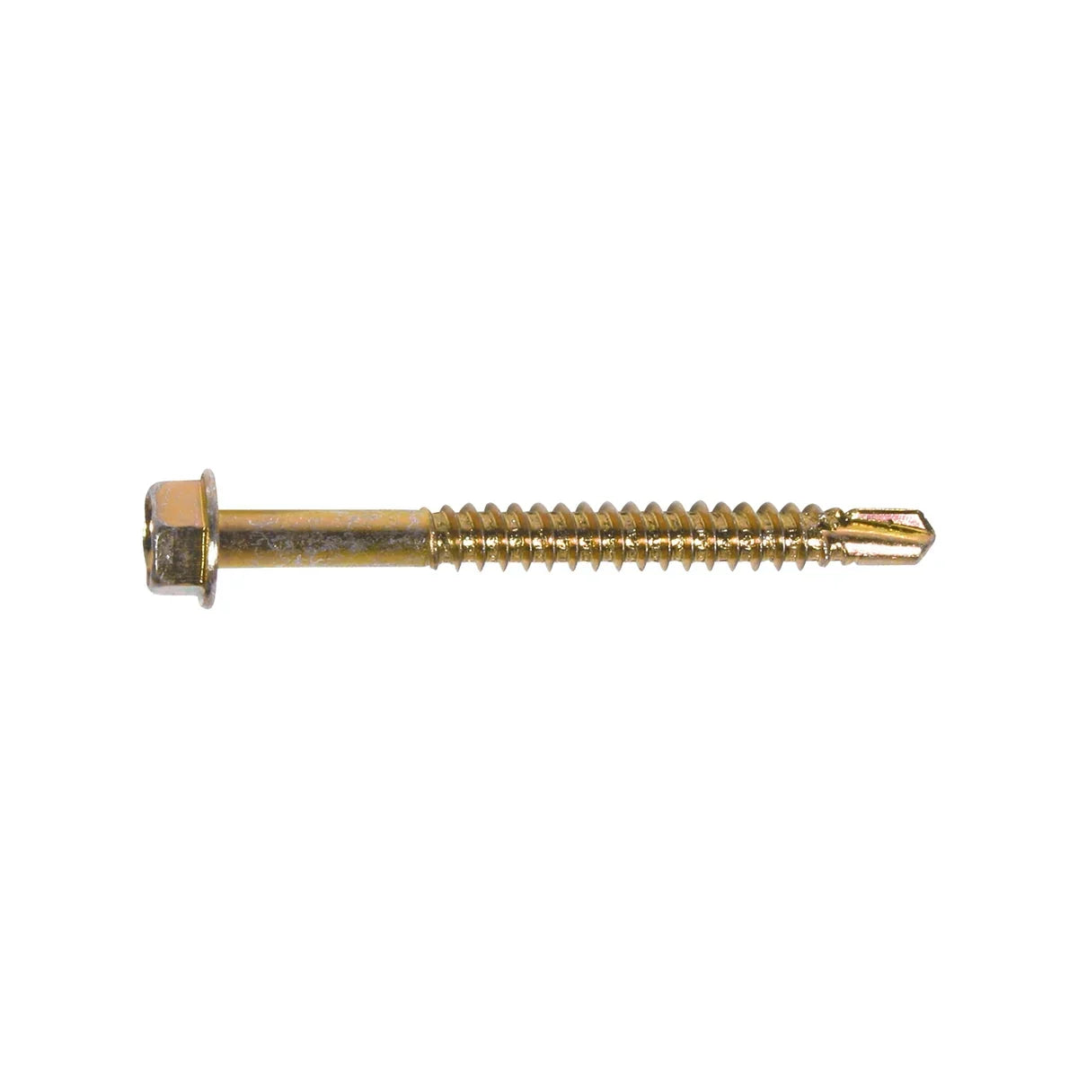 5.5 x 65mm self-drilling TEK screw side view
