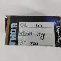 THOR DESIGNER SLUGS 35GR .217 - 200's - NeonSales {{ shop.shopifyCountryName }}