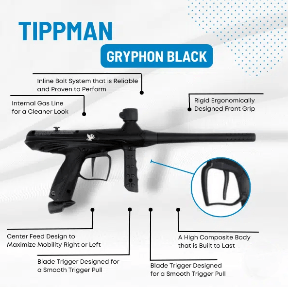 TIPPMANN GRYPHON .68 PAINTBALL MARKER - NeonSales {{ shop.shopifyCountryName }}